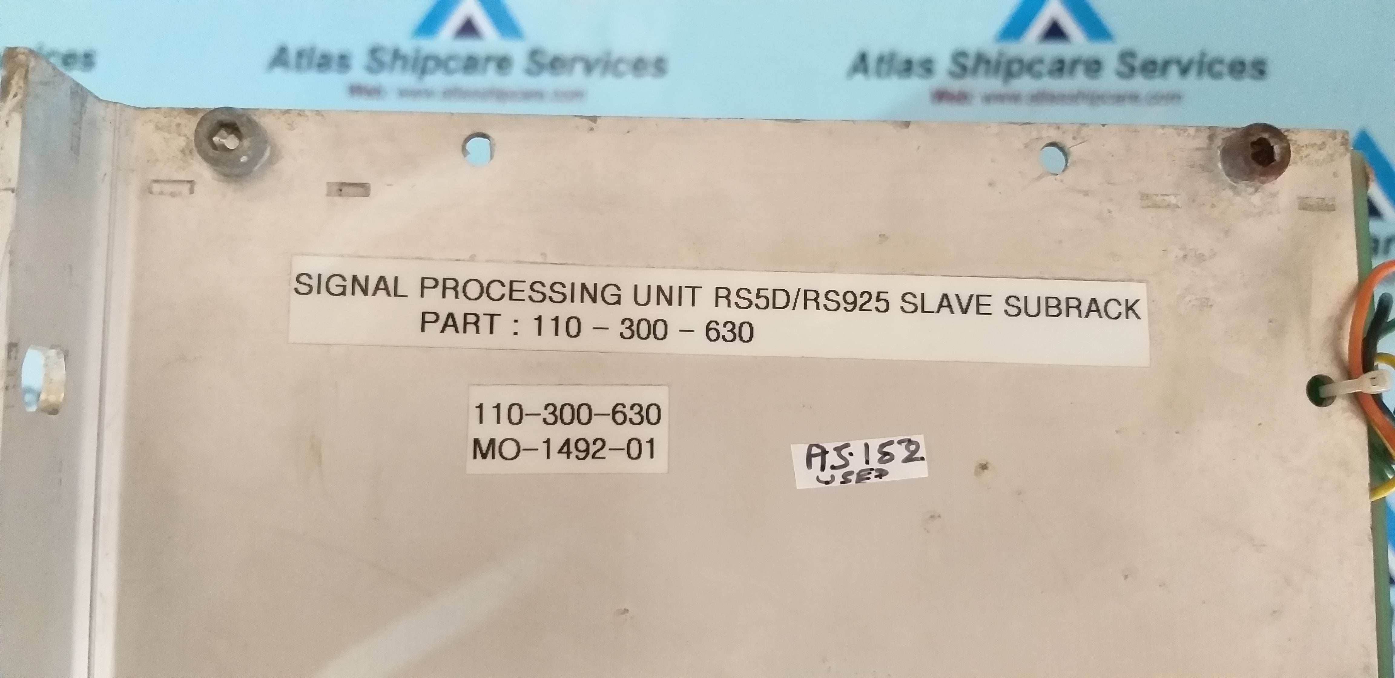 Signal Processing Unit 110-300-630 MO-1492-01
