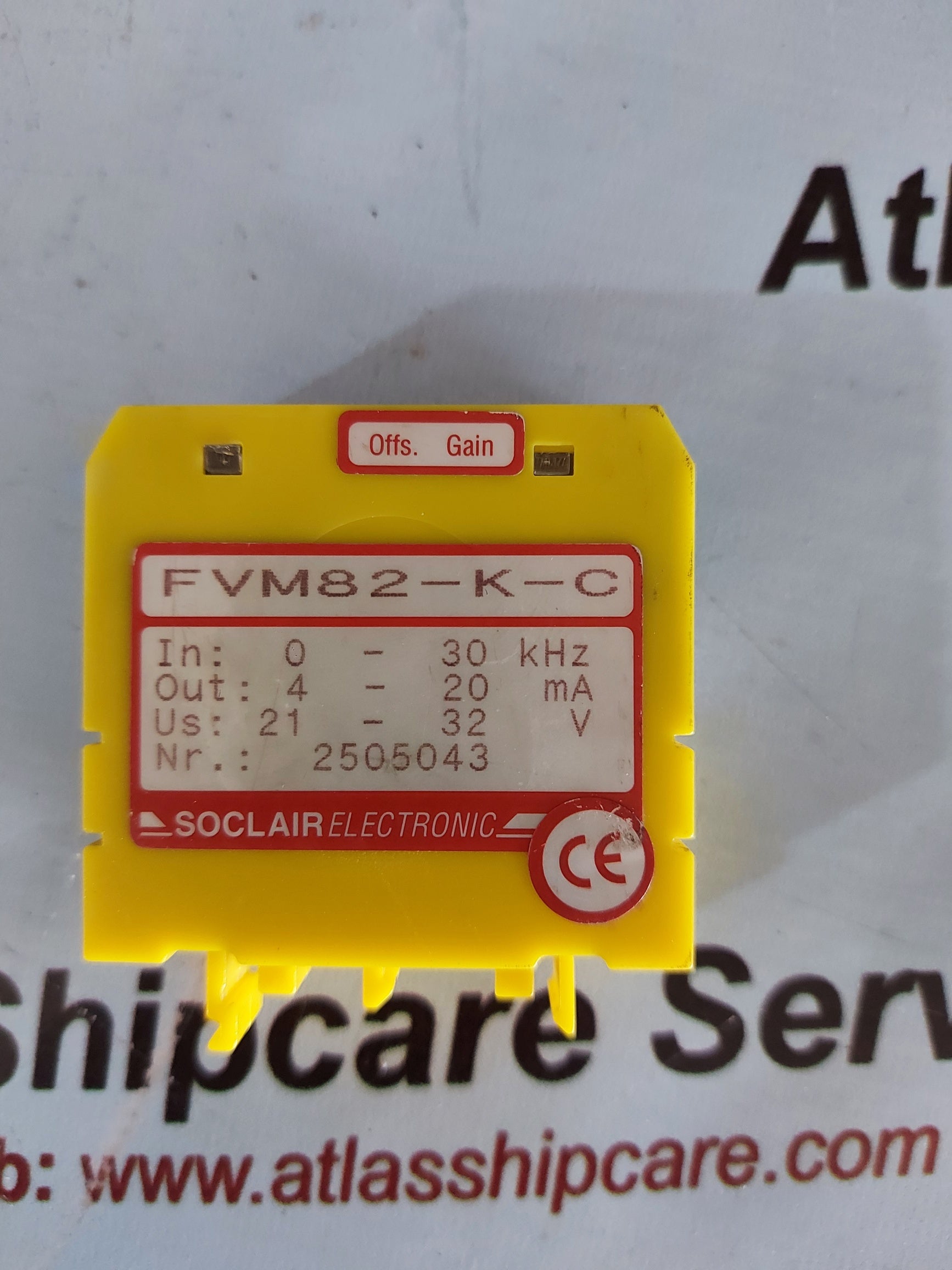 Soclair Electronic FVM82-K-C Frequency To Voltage-Current Converter