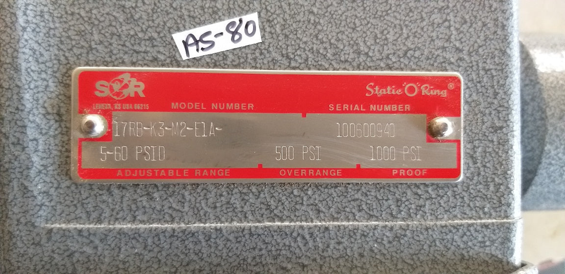 Sor 17RB-K3-M2-E1A Pressure And Vacuum Switch