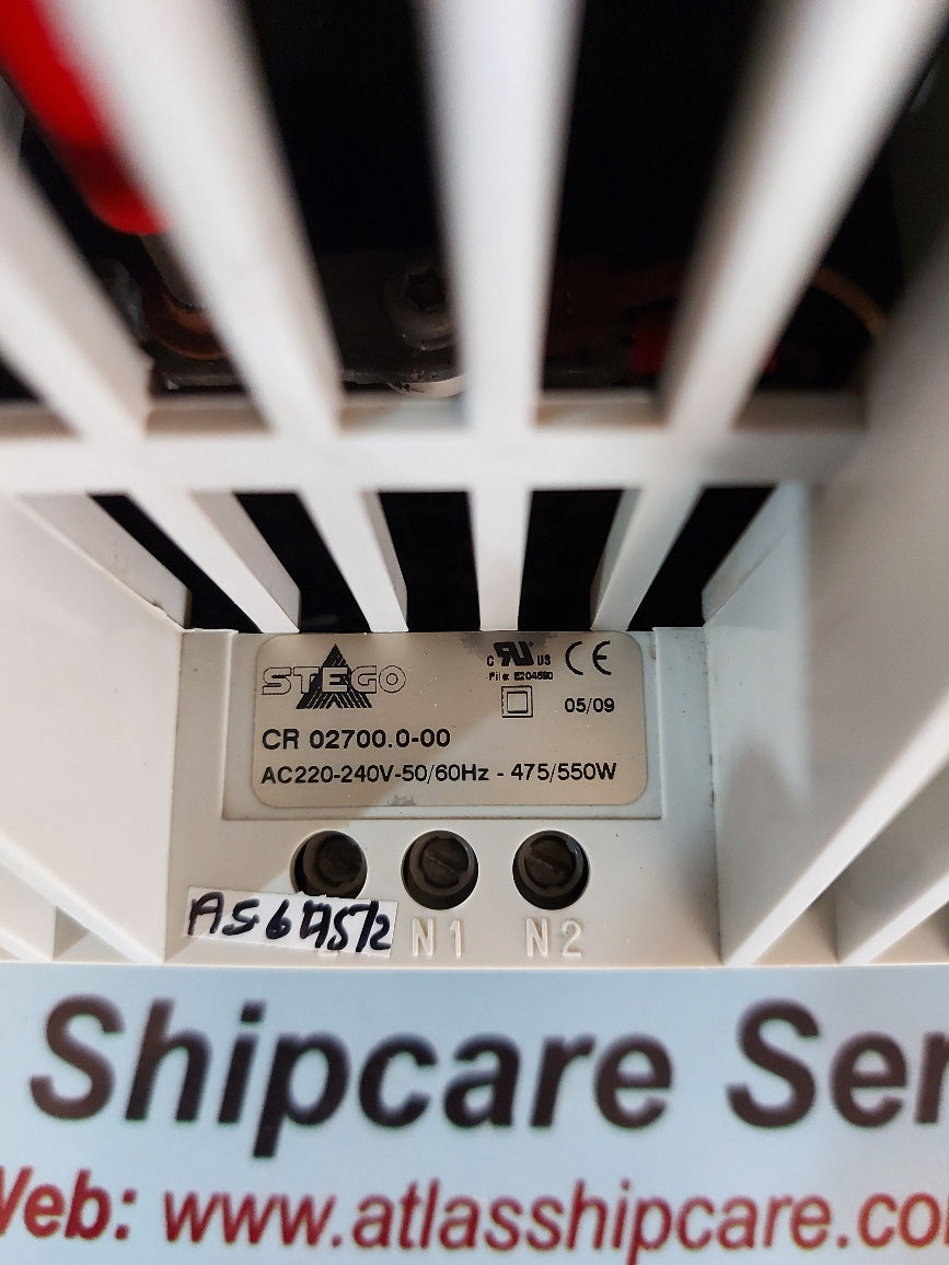 Stego CR 02700.0-00 Enclosure Fan Heater