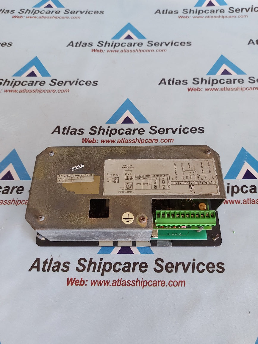 Stn Atlas Elektronik BAT 436 B Alarm Panel&nbsp;P/N 271.135 588