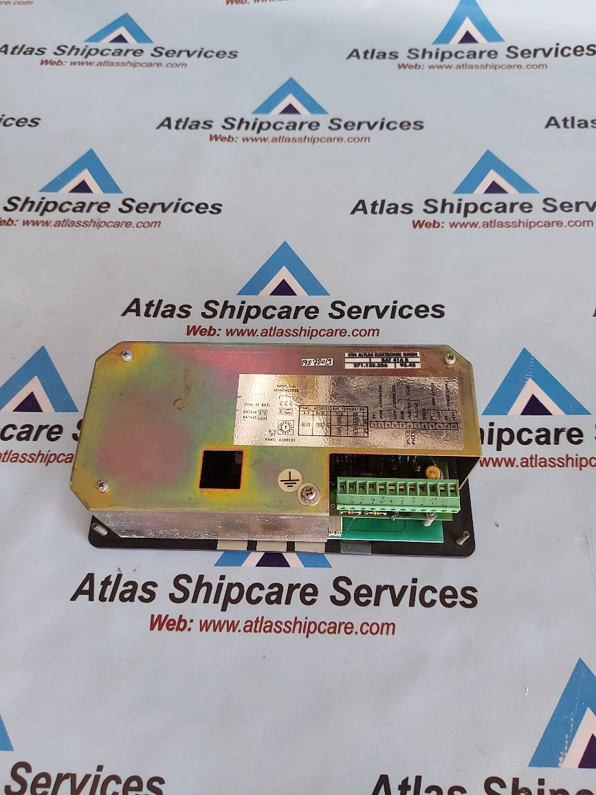 Stn Atlas BAT 416 B Signal Fire Alarm Control Display P/N 271.135.586