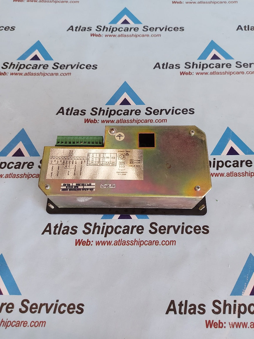 Stn Atlas BAT 416 B Signal Fire Alarm Control Display P/N 271.135.586