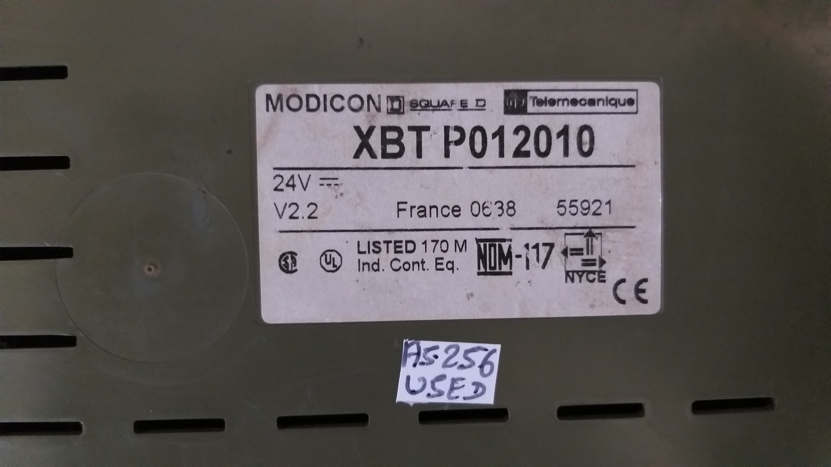 Telemecanique Square D Modicon XBT P012010 Operator Control Panel