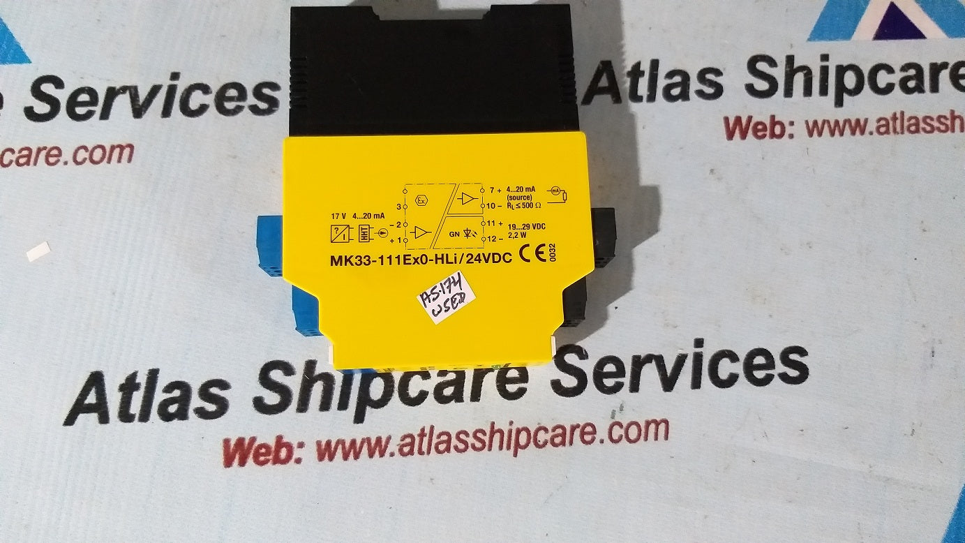 Turck MK33-111EX0-HLI/24VDC Loop Isolator