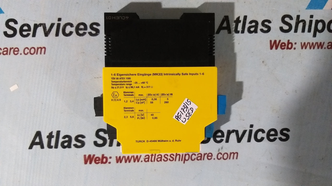 Turck MK33-221 EX0-HLI/24VDC Loop Isolator