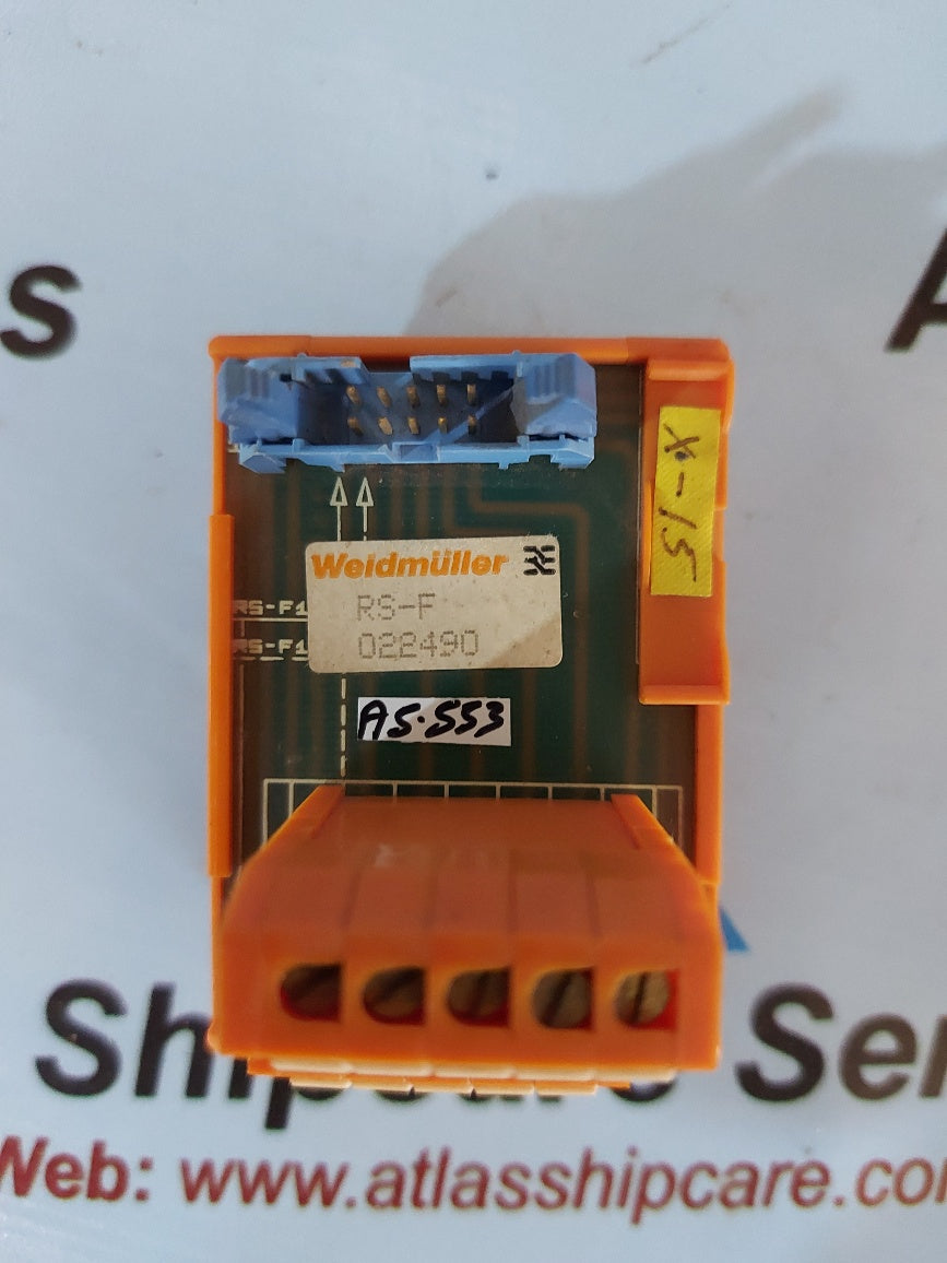 Weidmuller RS-F 022490 Interface Unit