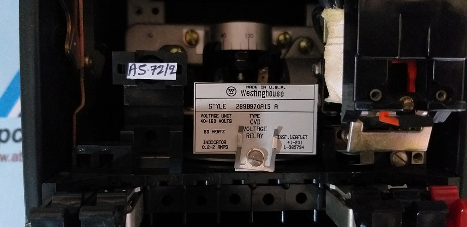 Westinghouse CVD Voltage Relay