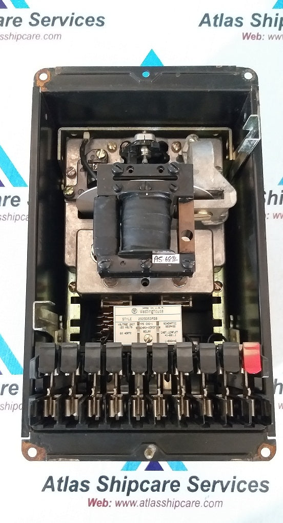 Westinghouse CVE-1 Synchro-Verifier Relay&nbsp;292B353A38&nbsp;120V 60 Hz