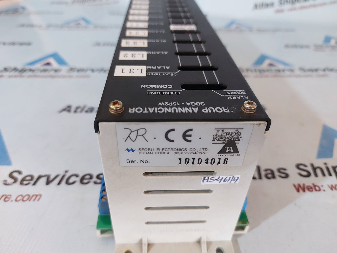 Westronics SBGA-15P2W Group Annunciator