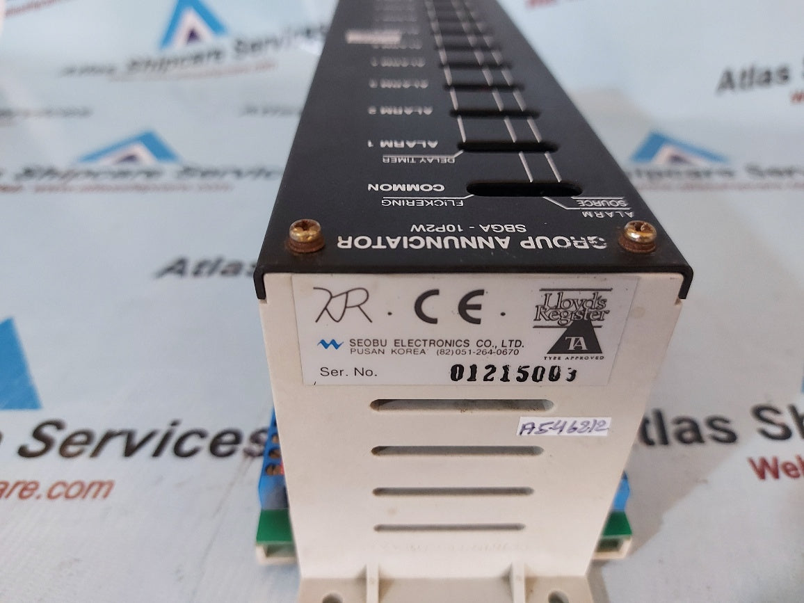 Westronics SBGA-10P2W Group Annunciator