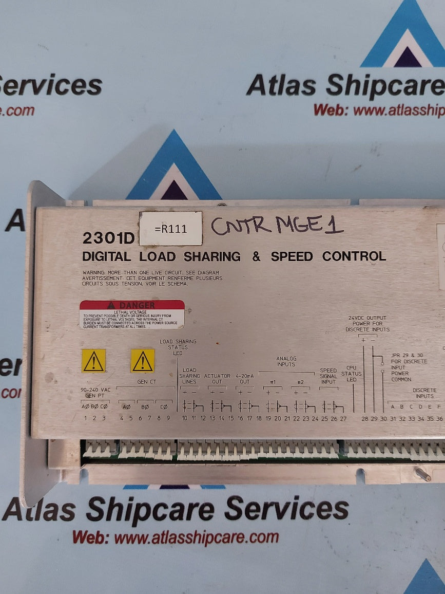 Woodward 90701-9 2301D Digital Load Sharing & Speed Control